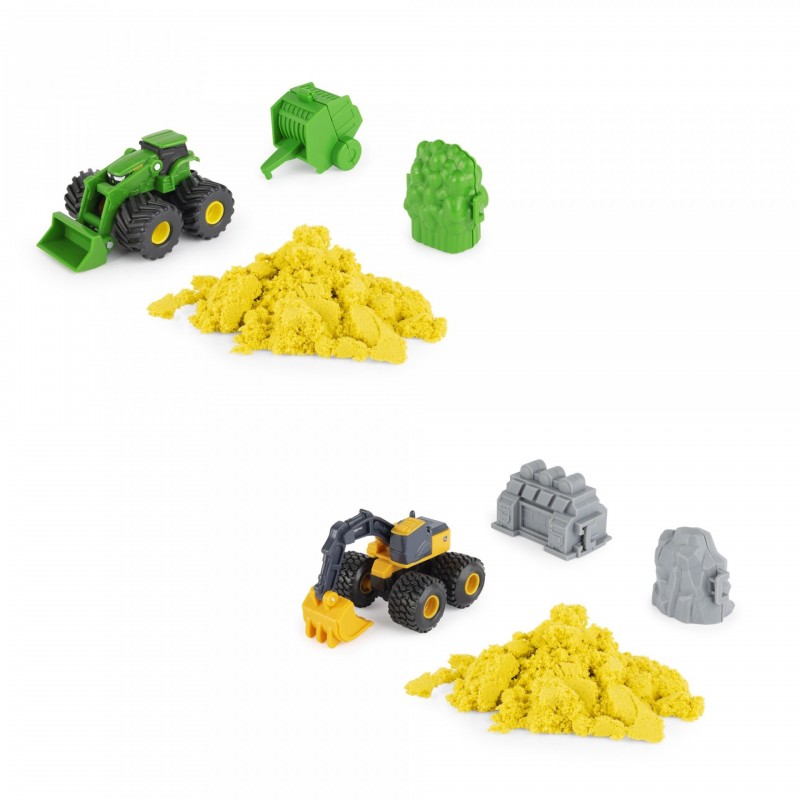 John Deere Monster Treads with Sand & Moulds Assorted