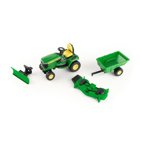 1:16 Big Farm X758 Lawn Tractor and Accessories